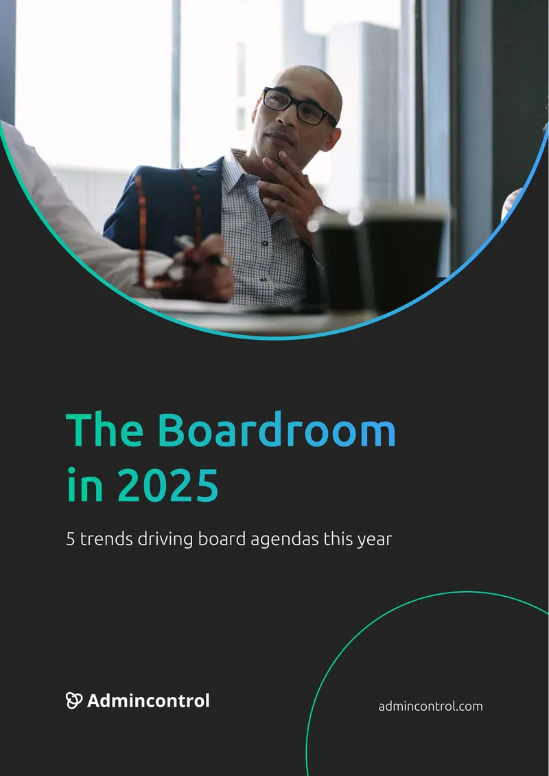 Trends Influencing Board Governance in 2025
