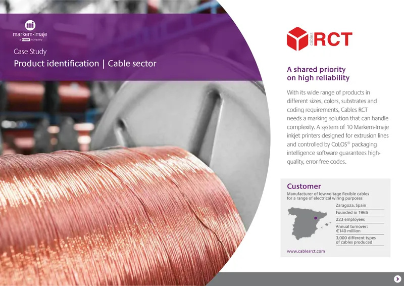 Cables RCT Cable Marking Case Study