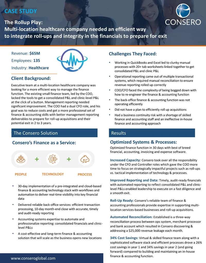 Optimized Finance Function Case Study