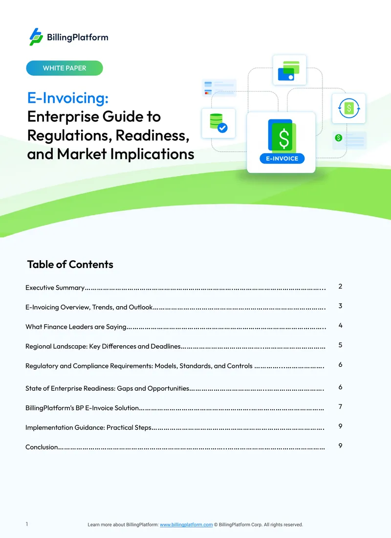 E-Invoicing Regulations and Market Implications Guide