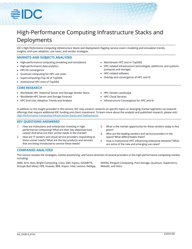 High-Performance Computing Infrastructure Stacks and Deployments