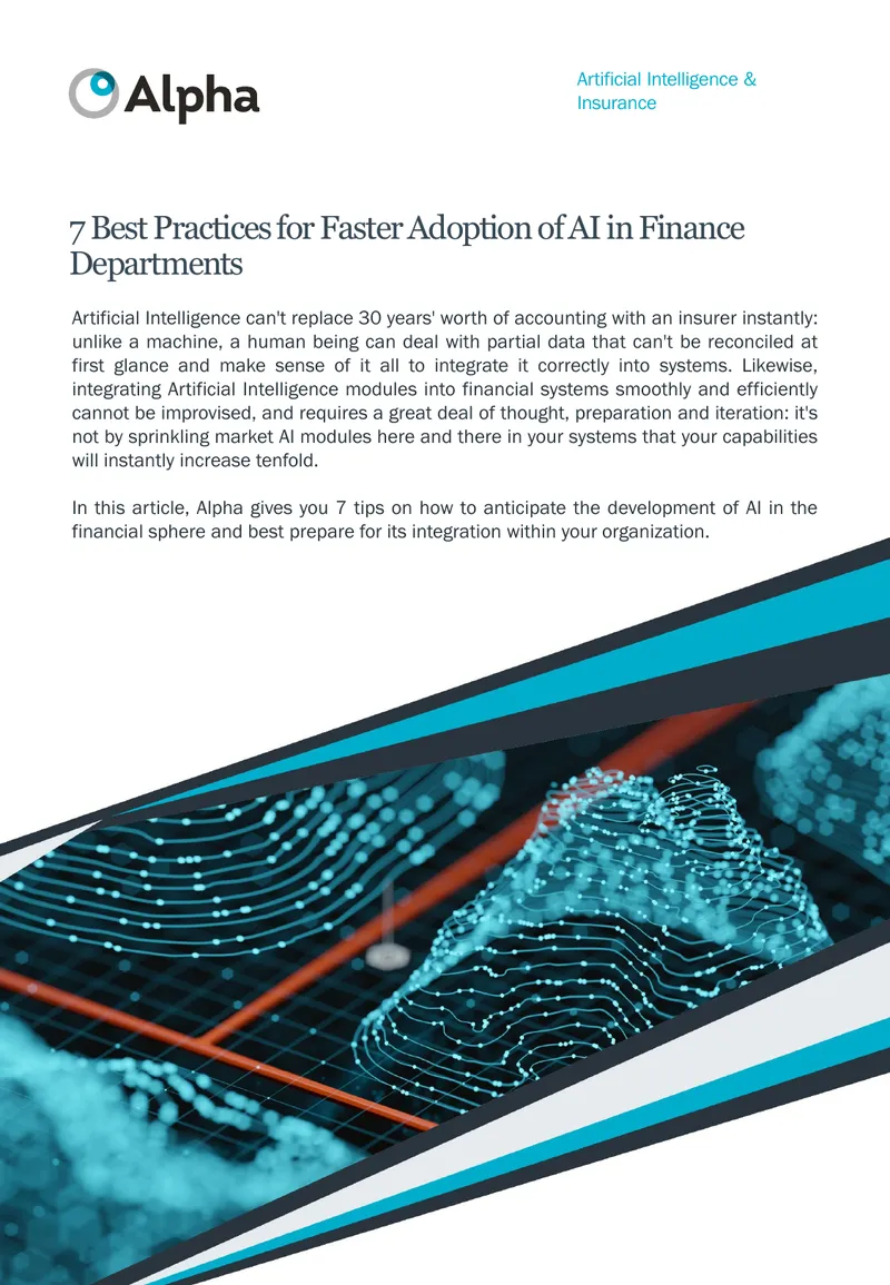 Best Practices for AI Adoption in Finance Departments
