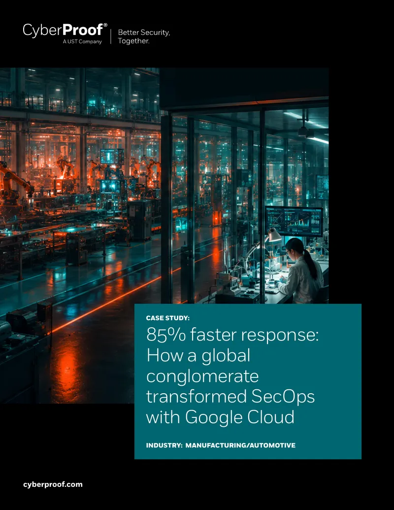 Transformation of Security Operations with Google Cloud