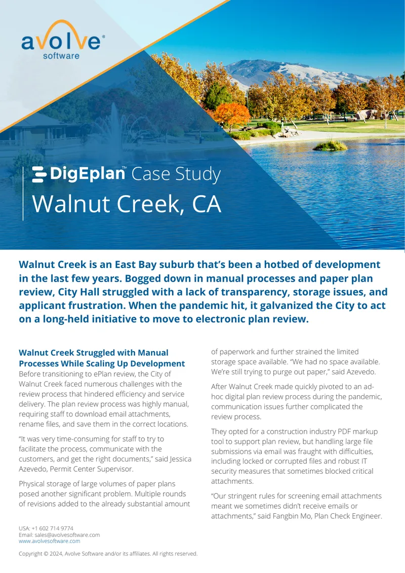 Walnut Creek Plan Review Process Improvement Case Study