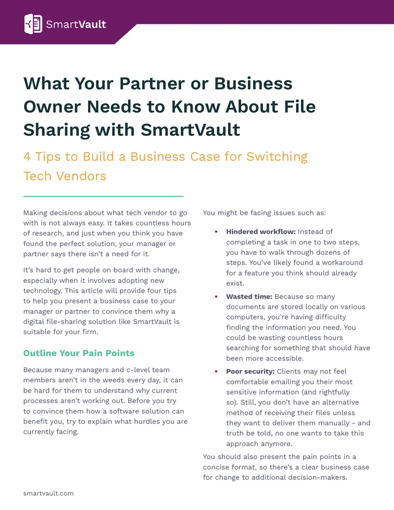Tips for Building a Business Case for Tech Vendors