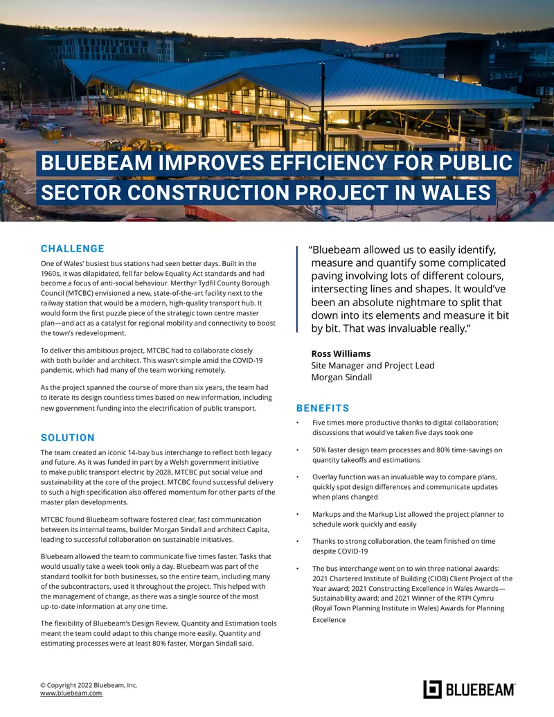 Sustainable Bus Interchange Project in Merthyr Tydfil