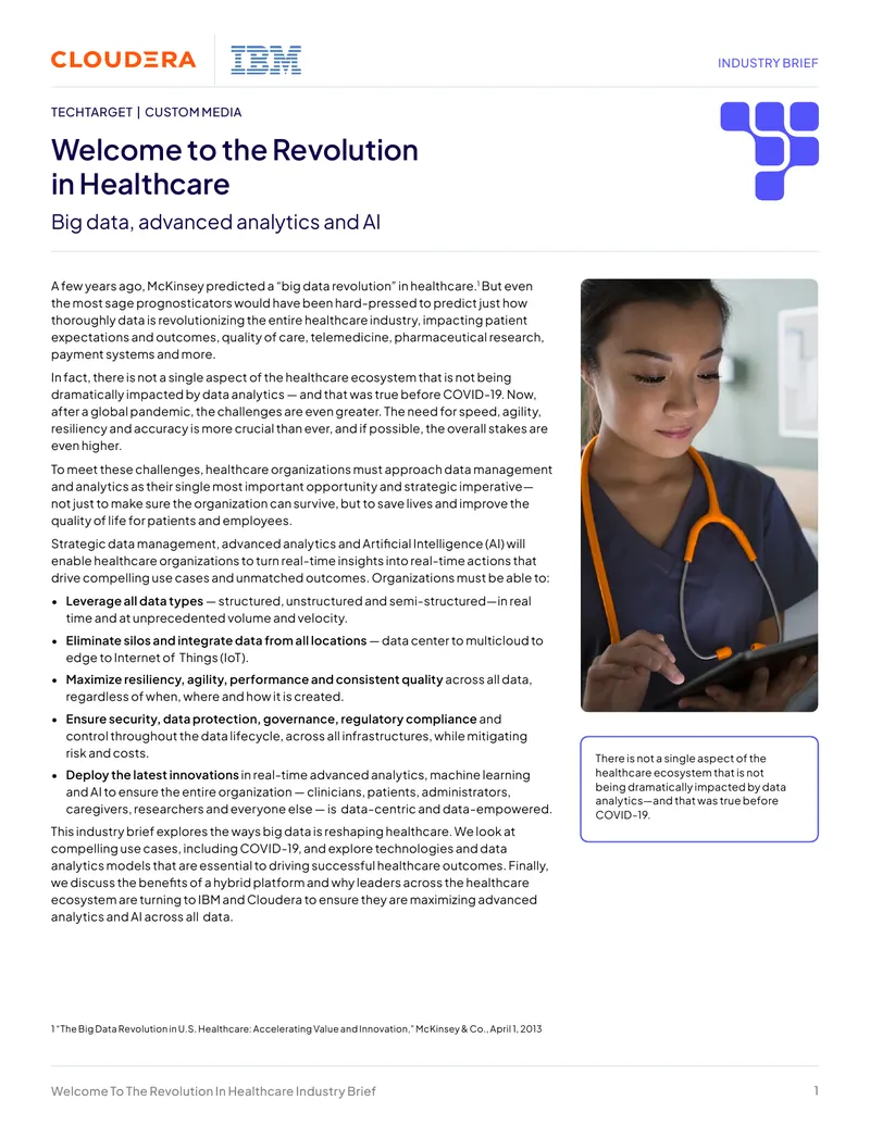 Big Data Impact on Healthcare Industry