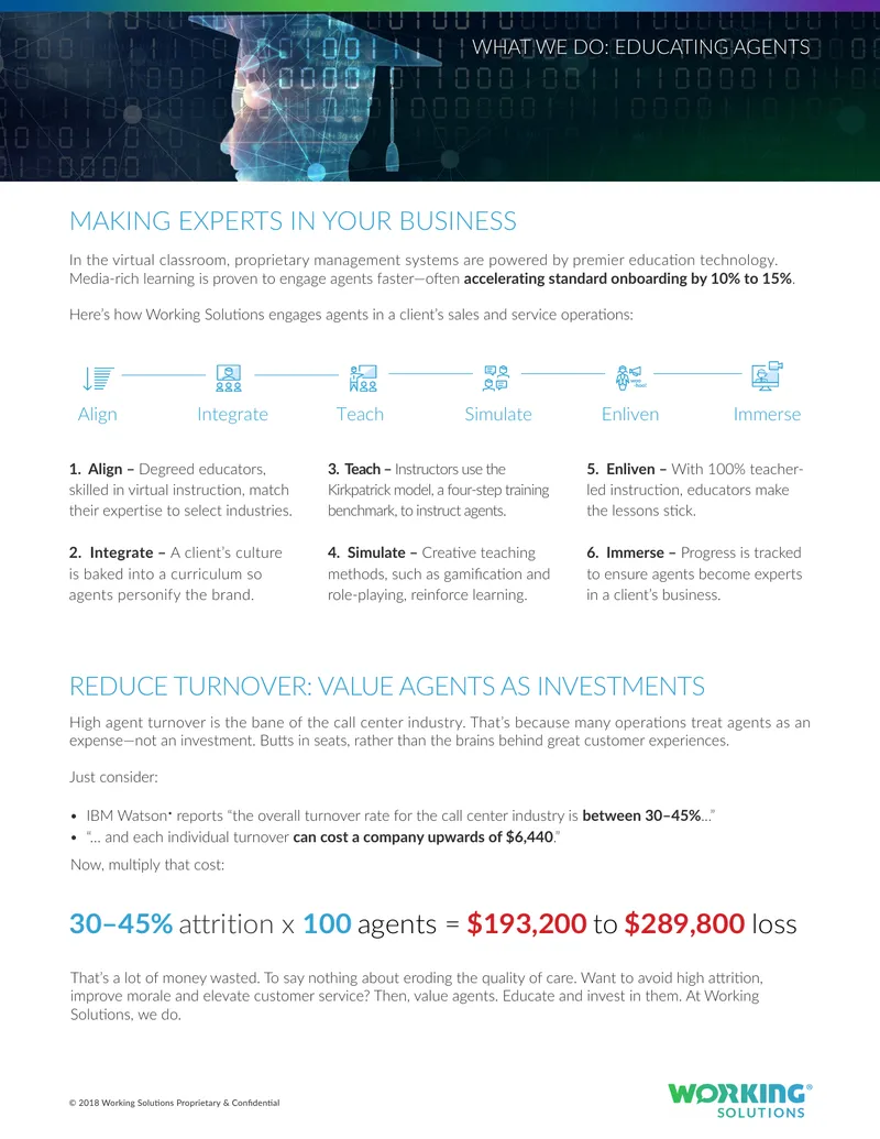 Reducing Call Center Agent Turnover Strategies