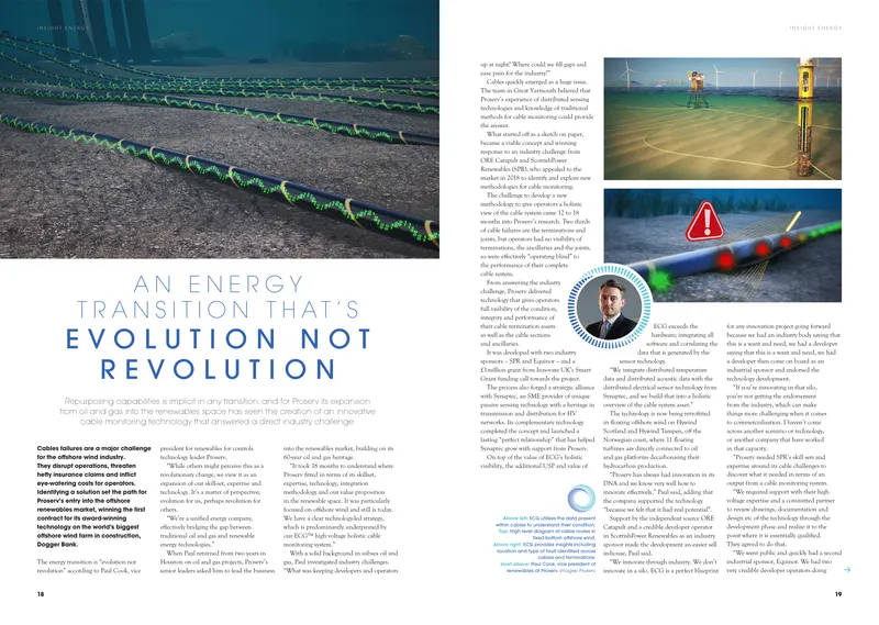 Innovative Cable Monitoring Technology for Offshore Wind