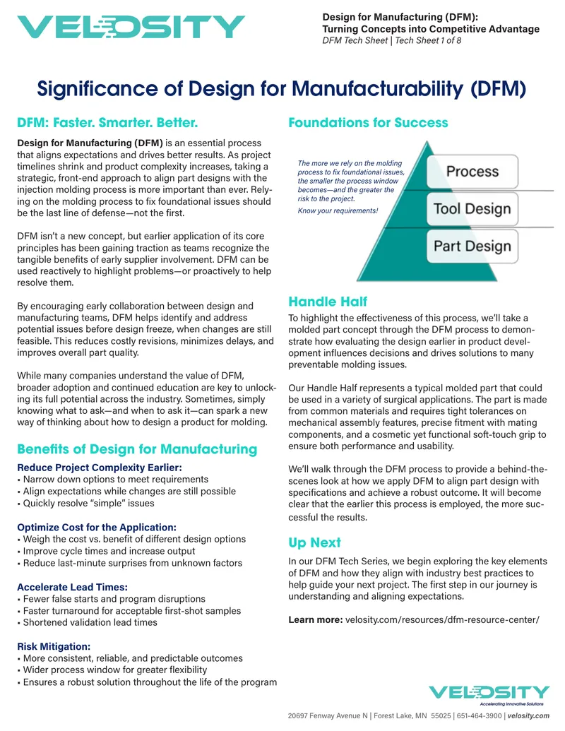 Design for Manufacturing Process Overview