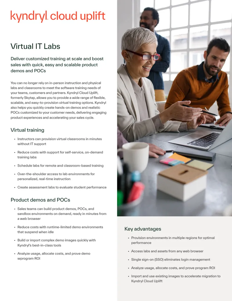 Kyndryl Cloud Uplift Virtual Training Solutions