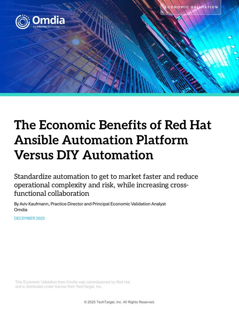 Economic Validation of Red Hat Ansible Automation Platform