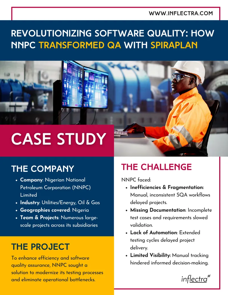 NNPC Software Quality Assurance Transformation Case Study