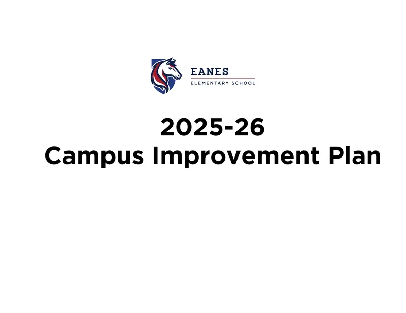 Eanes Elementary 2025-26 Campus Improvement Plan