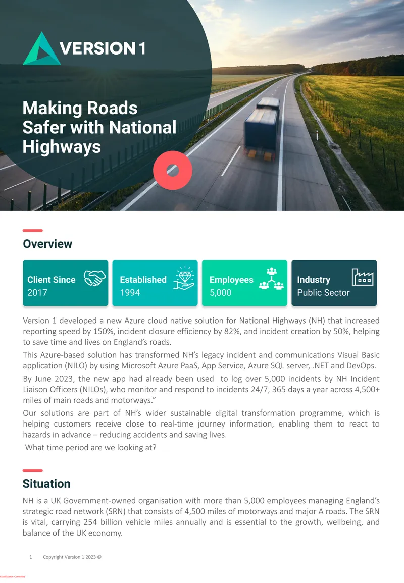 Azure Cloud Solution for National Highways Incident Management
