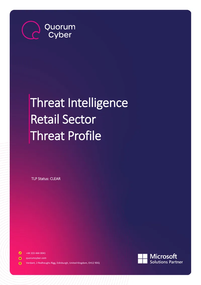 Retail Sector Threat Profile 2023
