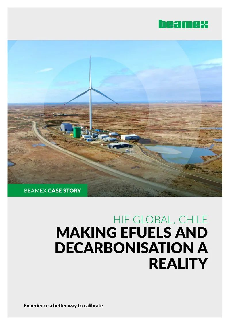 Beamex Support for HIF Chile's eFuels Production