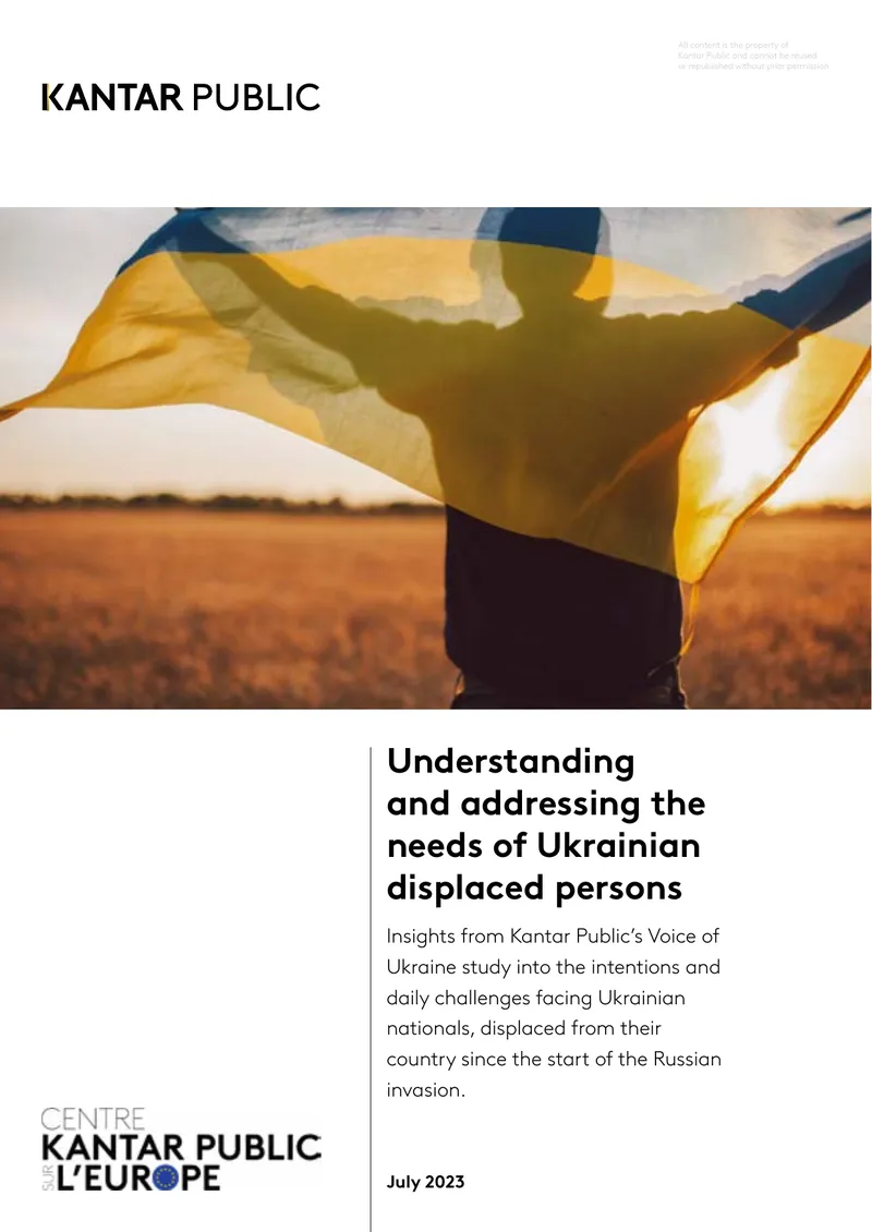 Understanding the Needs of Ukrainian Displaced Persons