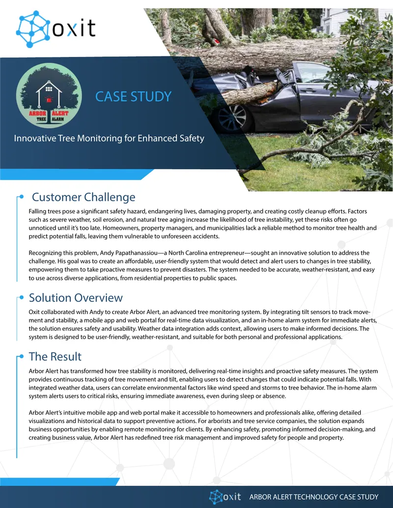 Innovative Tree Monitoring for Enhanced Safety