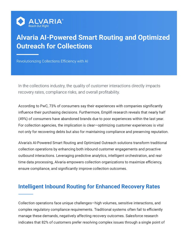 AI-Powered Smart Routing and Outreach for Collections