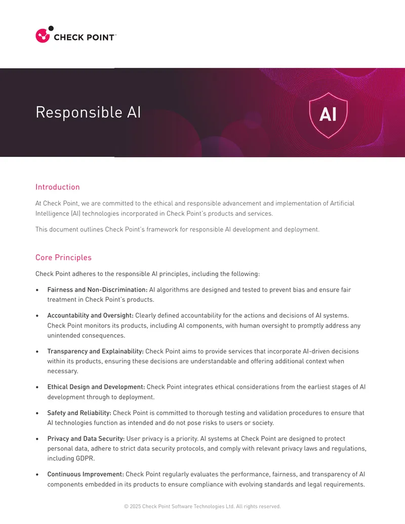 Framework for Responsible AI Development and Deployment