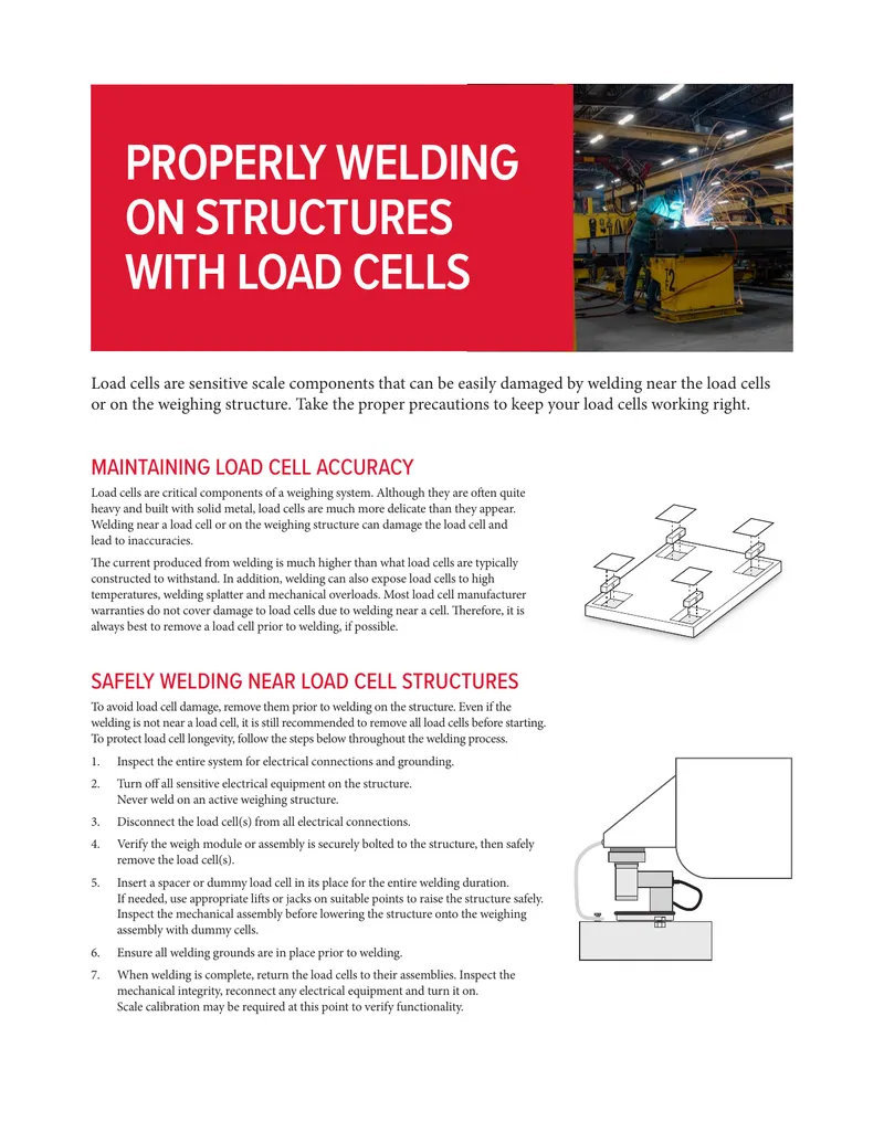 Guidelines for Welding Near Load Cells