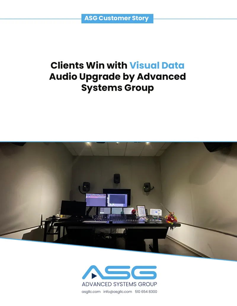 Audio Technology Upgrade for Visual Data