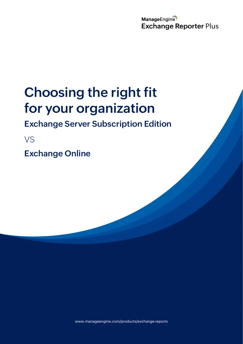 Comparison of Exchange Server Subscription Edition and Exchange Online