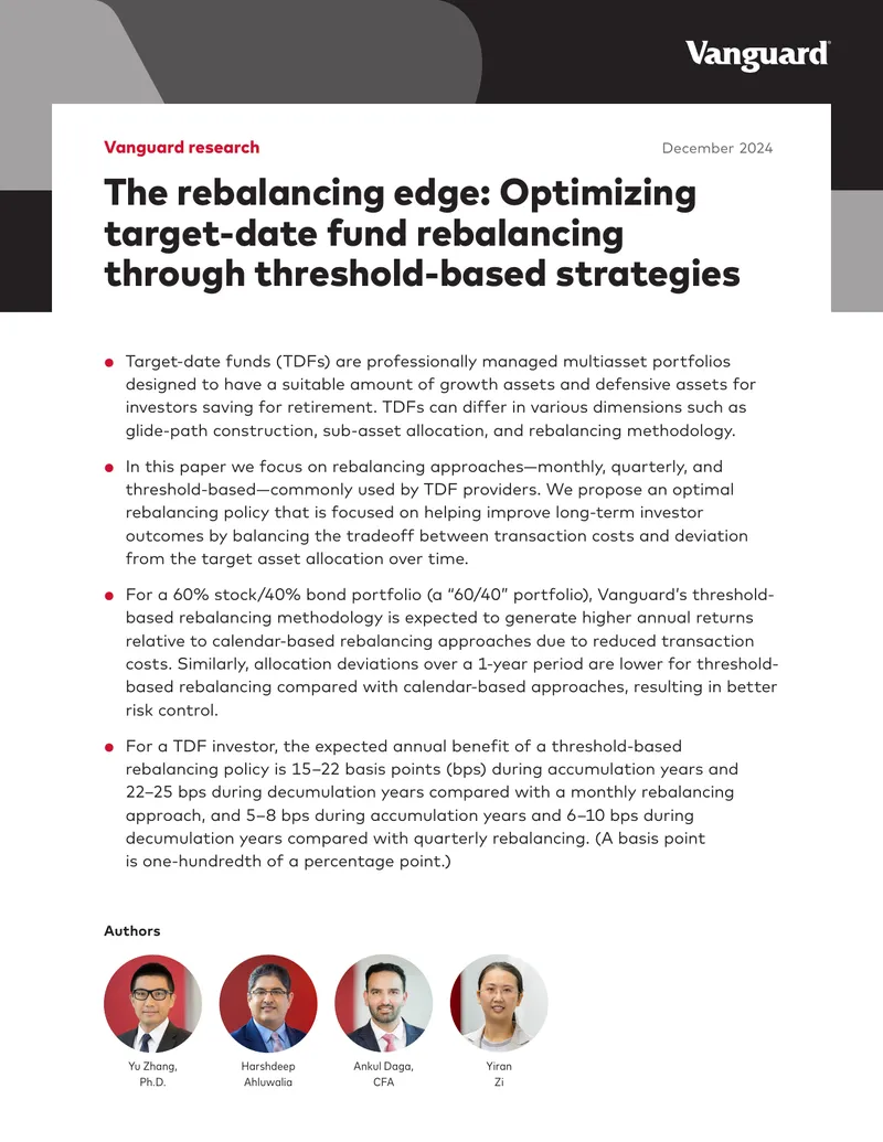 Optimizing Target-Date Fund Rebalancing Strategies