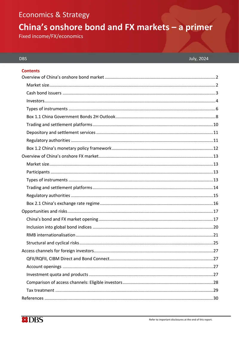 China’s Onshore Bond and FX Markets Primer