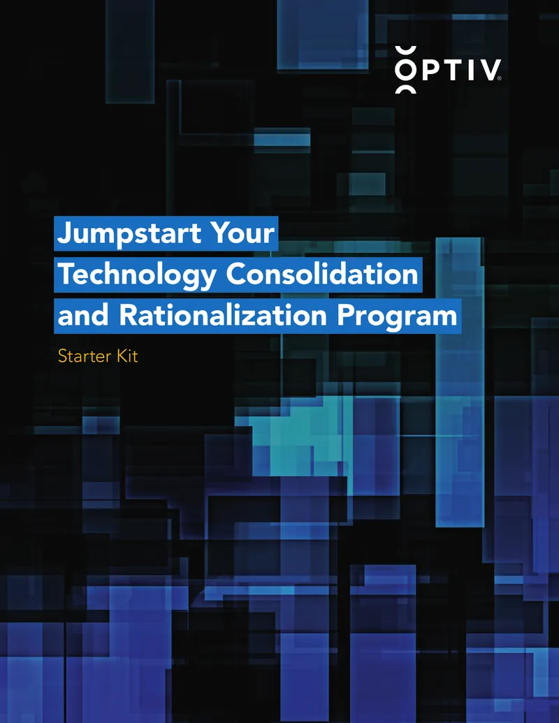 Technology Consolidation and Rationalization Program Starter Kit