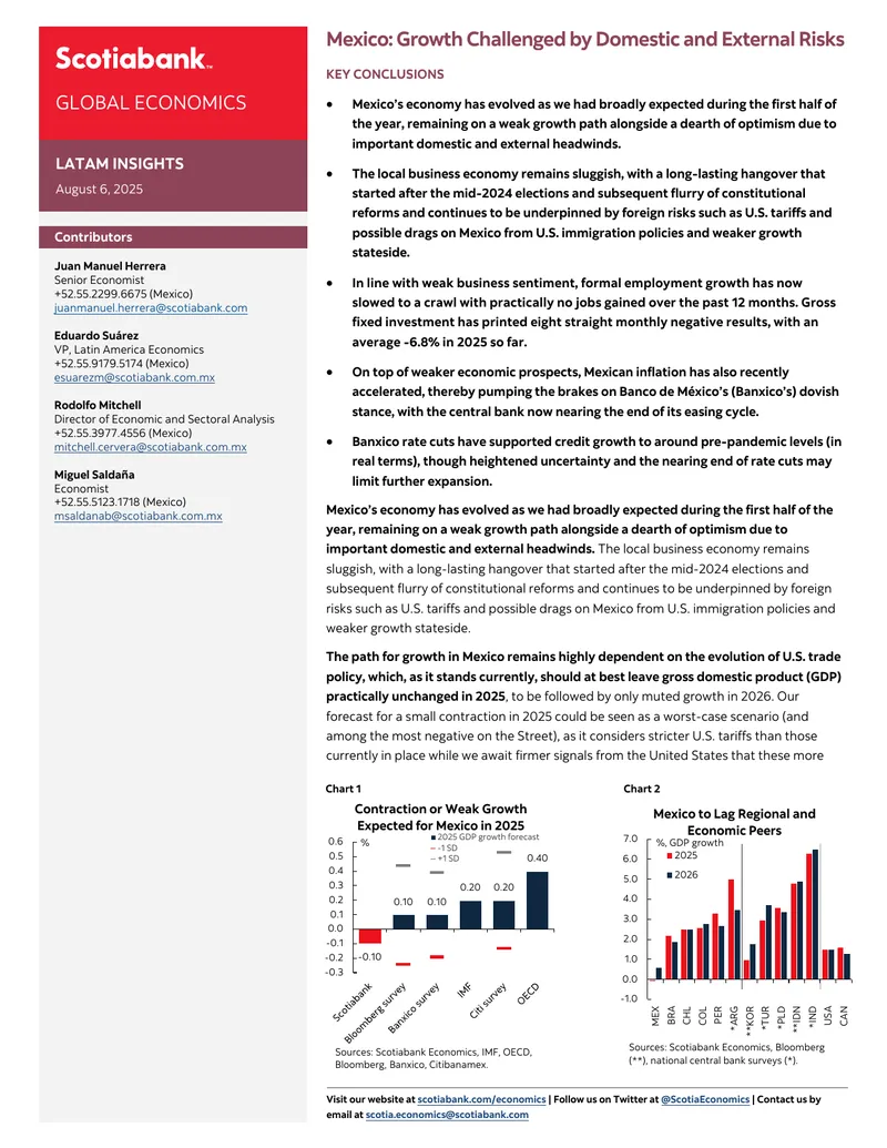 Mexico Economic Outlook and Challenges in 2025