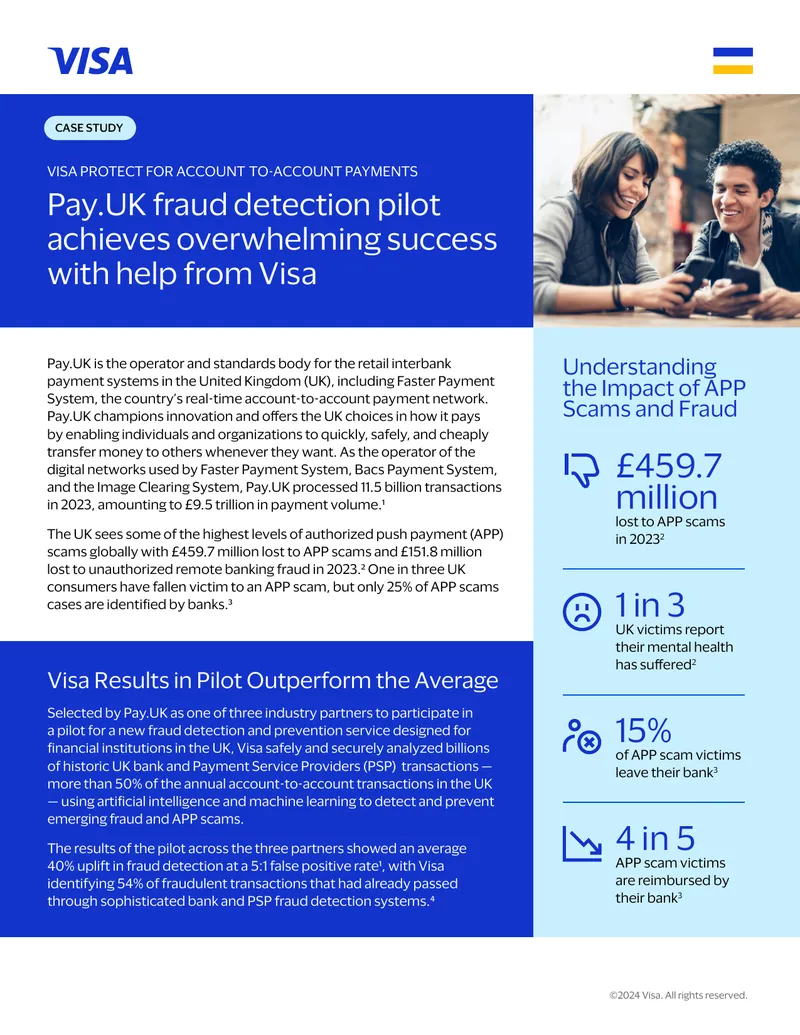 Visa Protect for Account-to-Account Payments Case Study