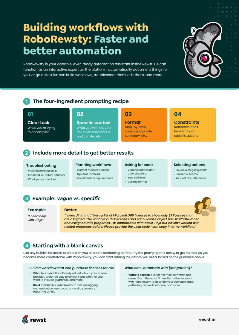 Building Workflows with RoboRewsty Automation Assistant