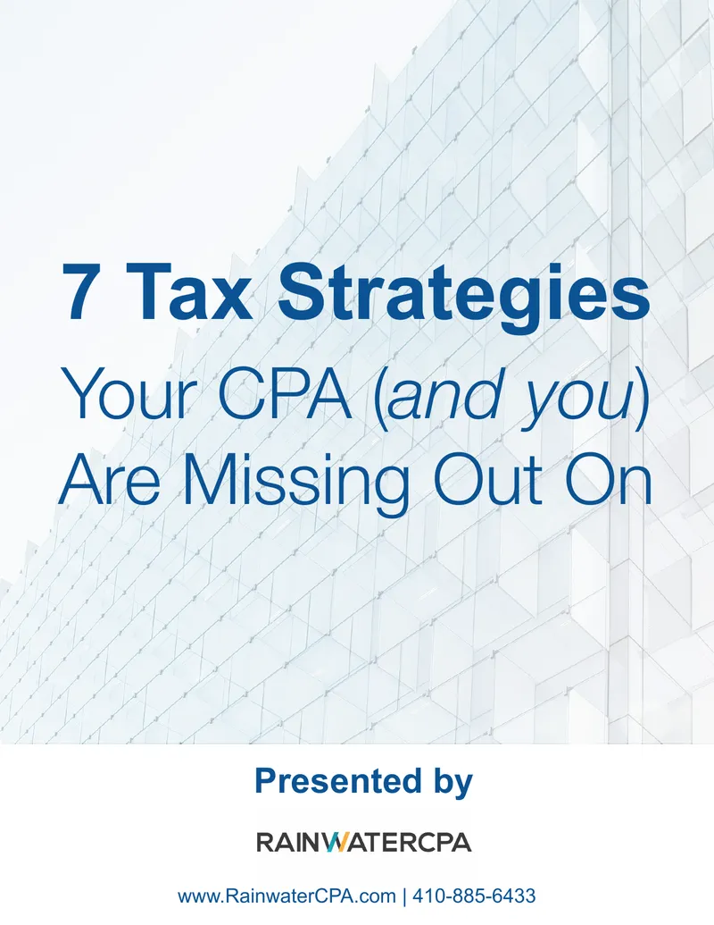 7 Tax Strategies for Effective Tax Planning