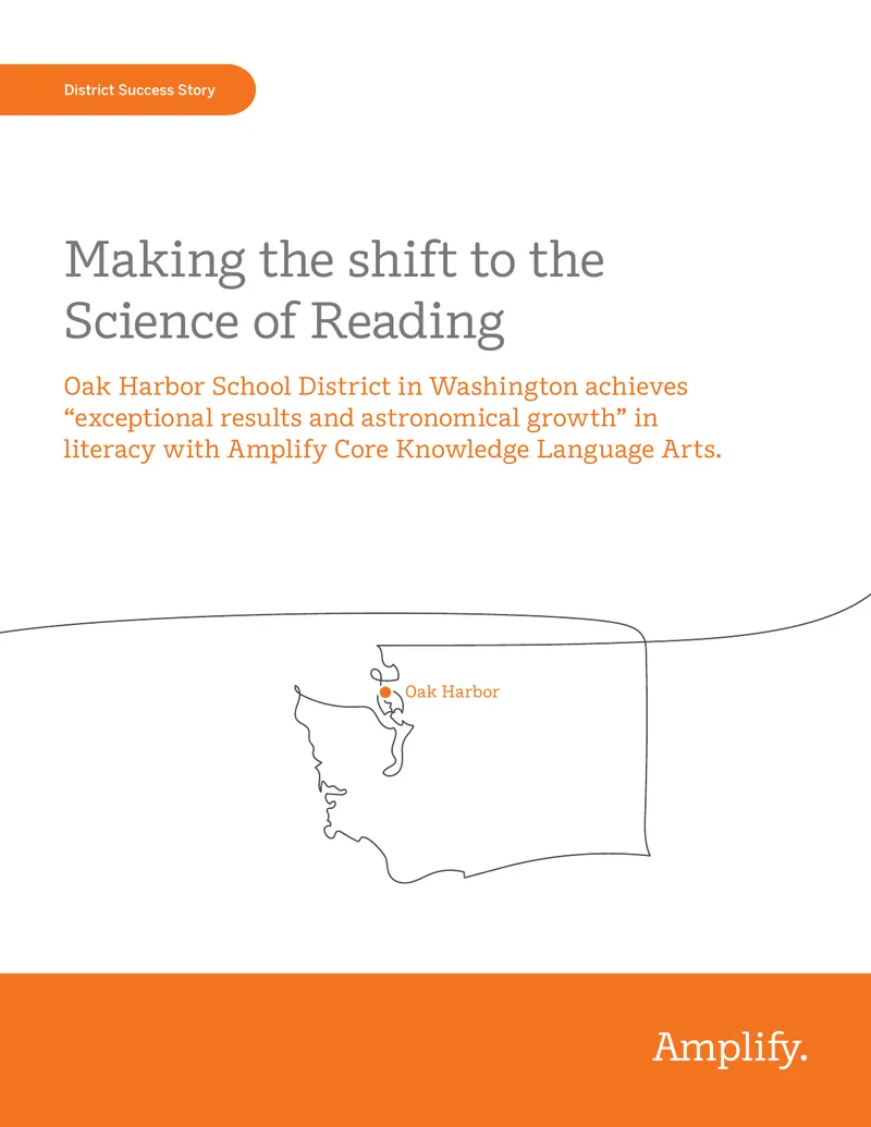 Oak Harbor School District Literacy Improvement Case Study