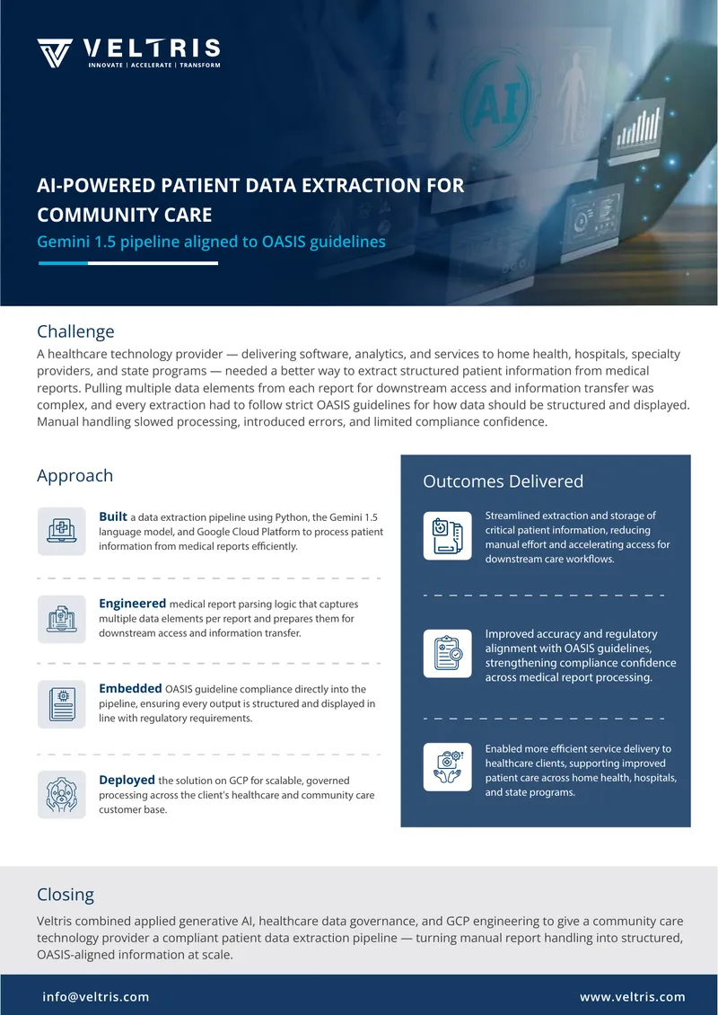 AI-Powered Patient Data Extraction for Community Care