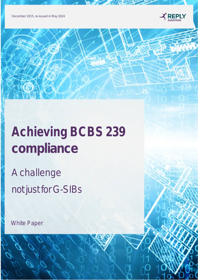 Achieving BCBS 239 Compliance Challenges