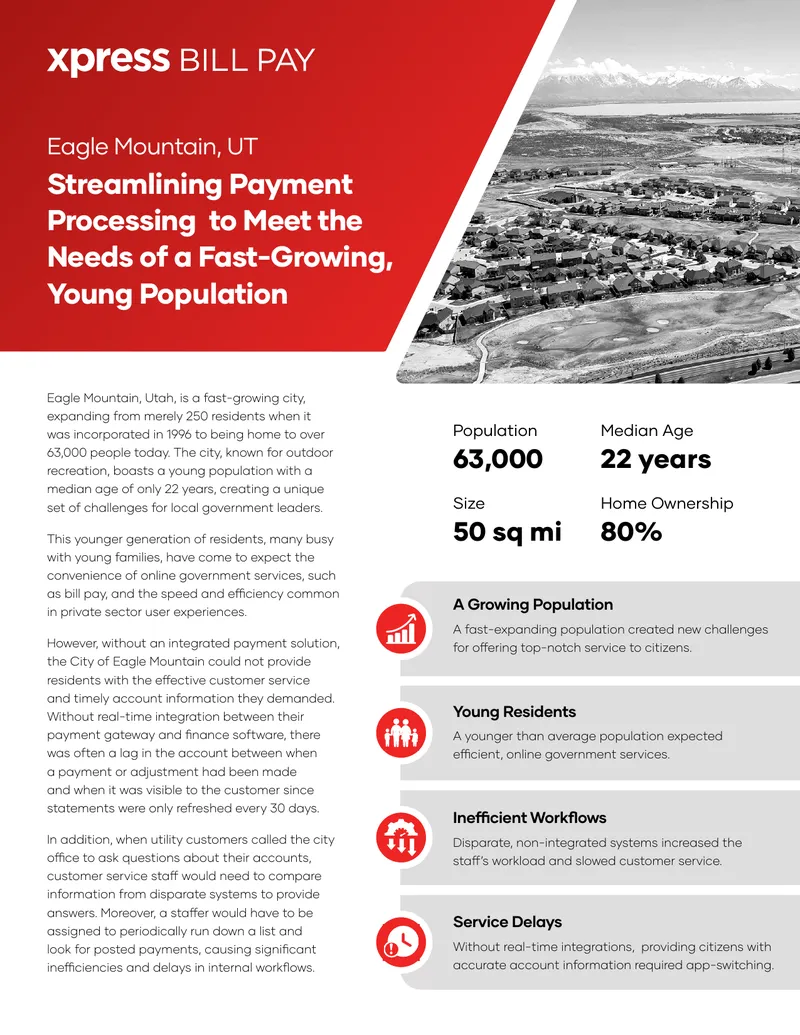 Eagle Mountain Integrated Payment Processing Implementation