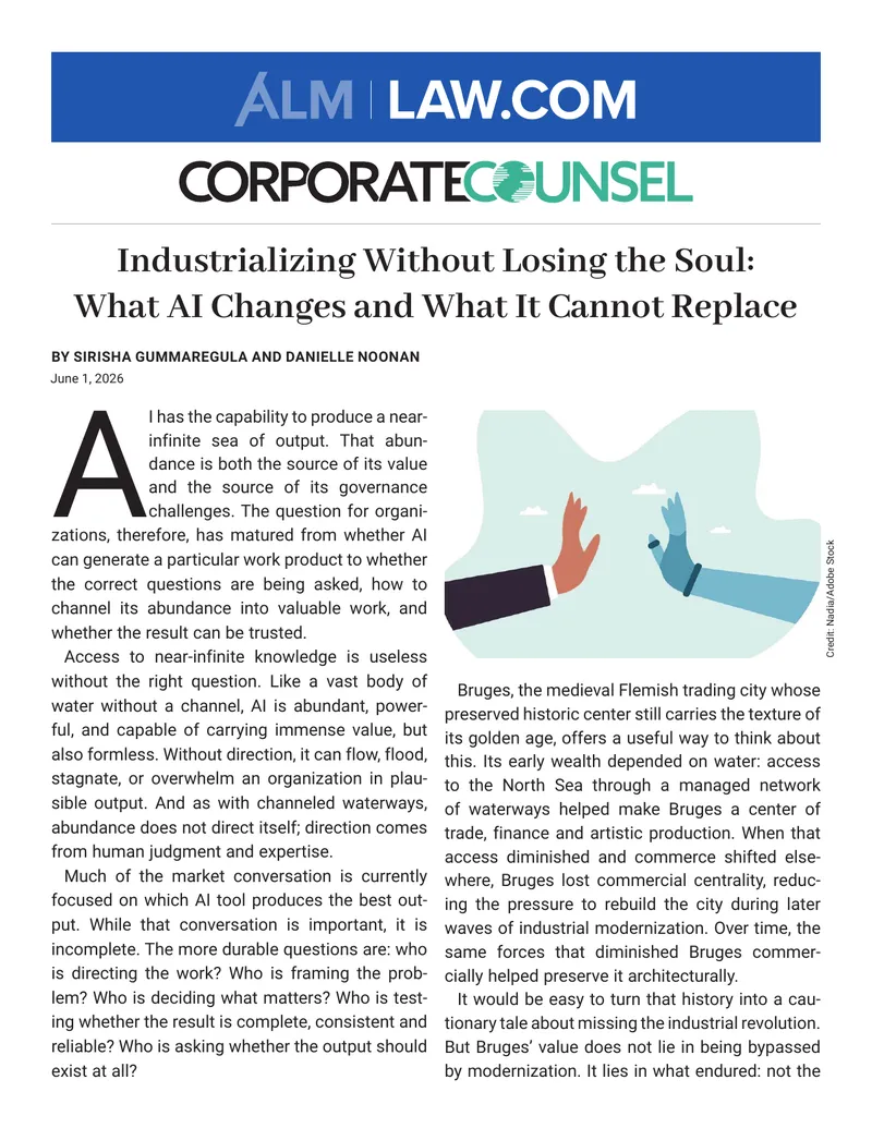 Industrializing AI Without Losing Human Judgment