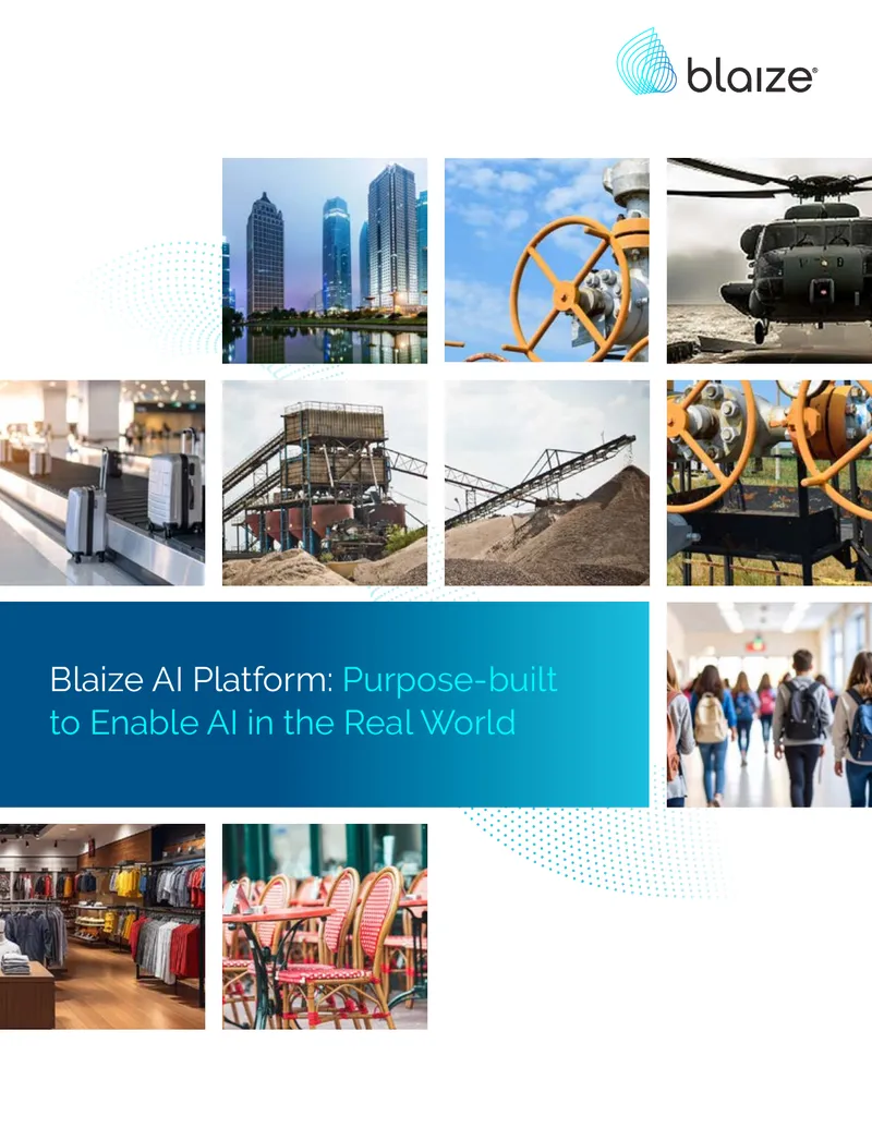 Blaize AI Platform for Real-Time Intelligence