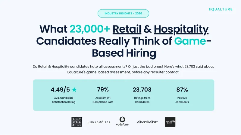 Insights on Game-Based Assessments in Retail and Hospitality