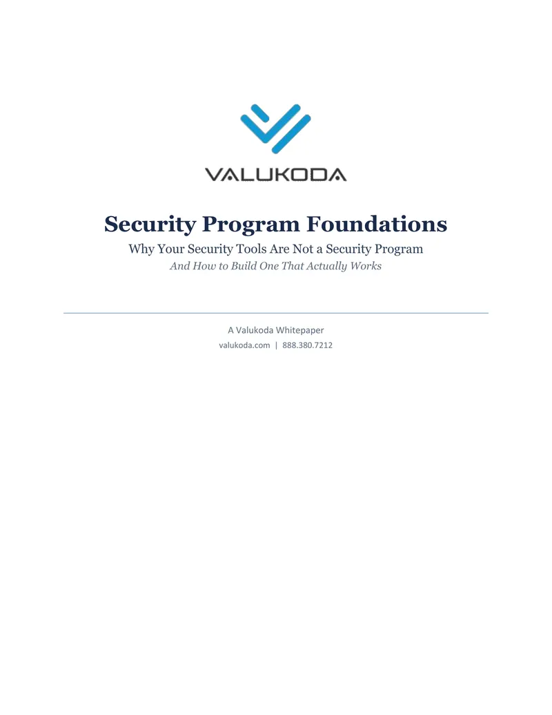 Building an Effective Security Program
