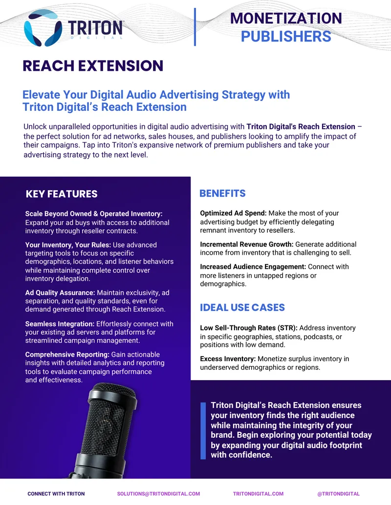 Digital Audio Advertising Reach Extension Guide