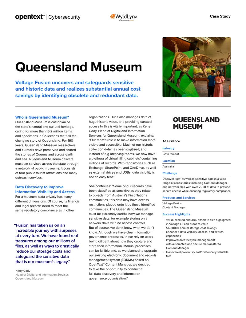 Data Discovery and Management at Queensland Museum