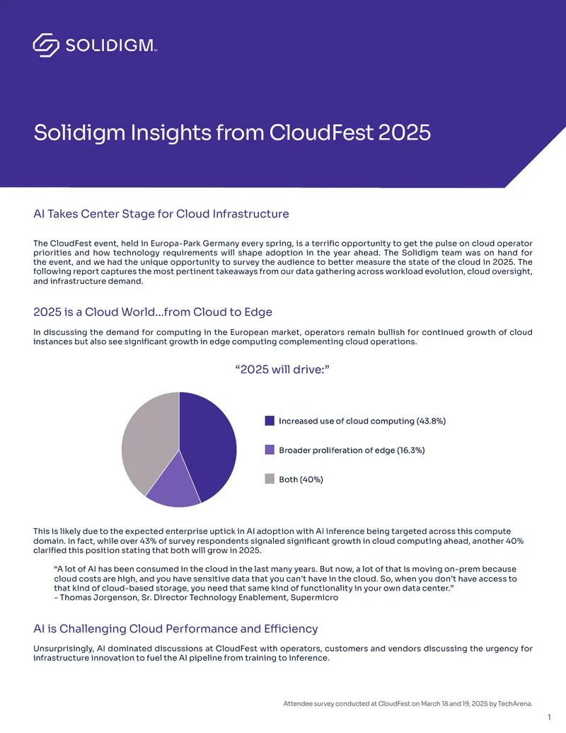Insights from CloudFest 2025 on AI and Cloud Infrastructure