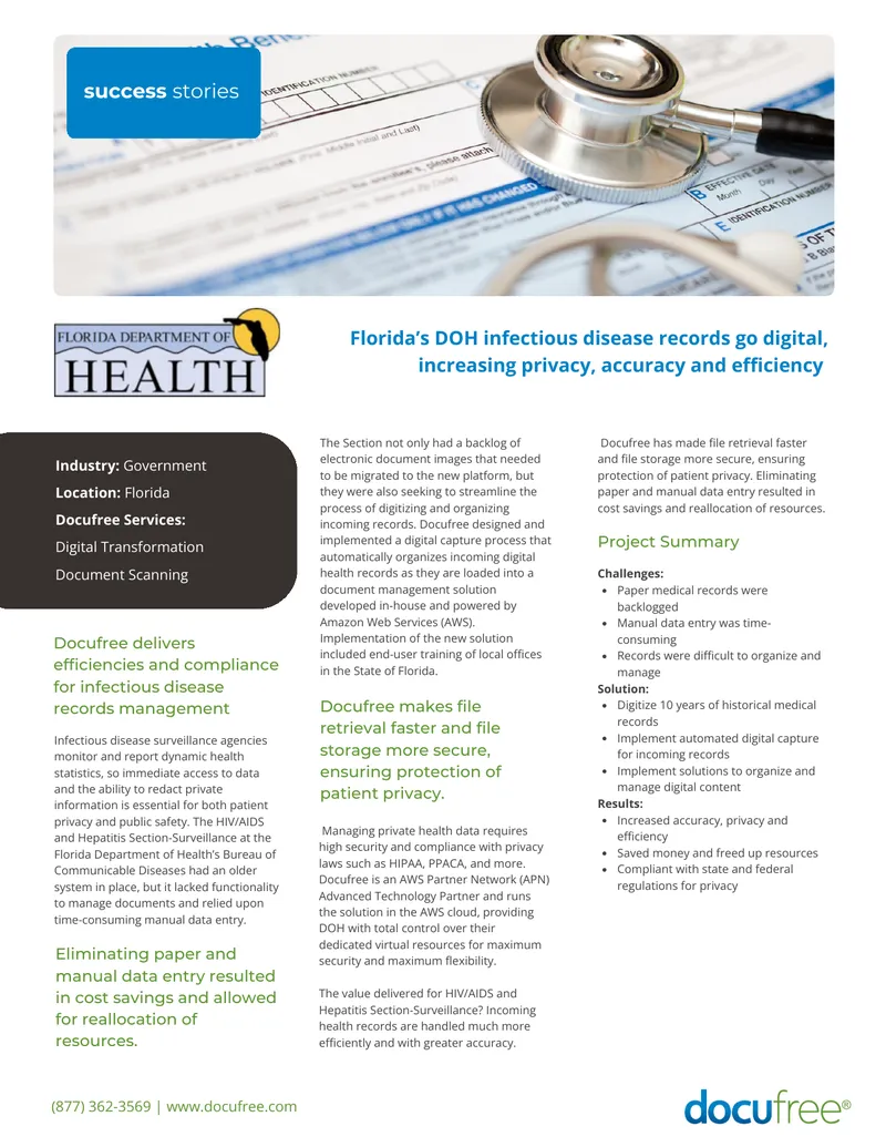 Digital Transformation of Infectious Disease Records Management