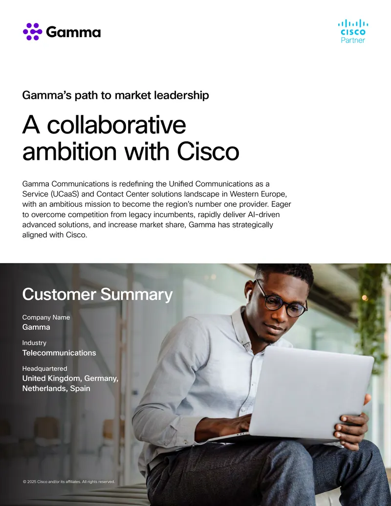 Gamma Communications UCaaS Strategy Case Study