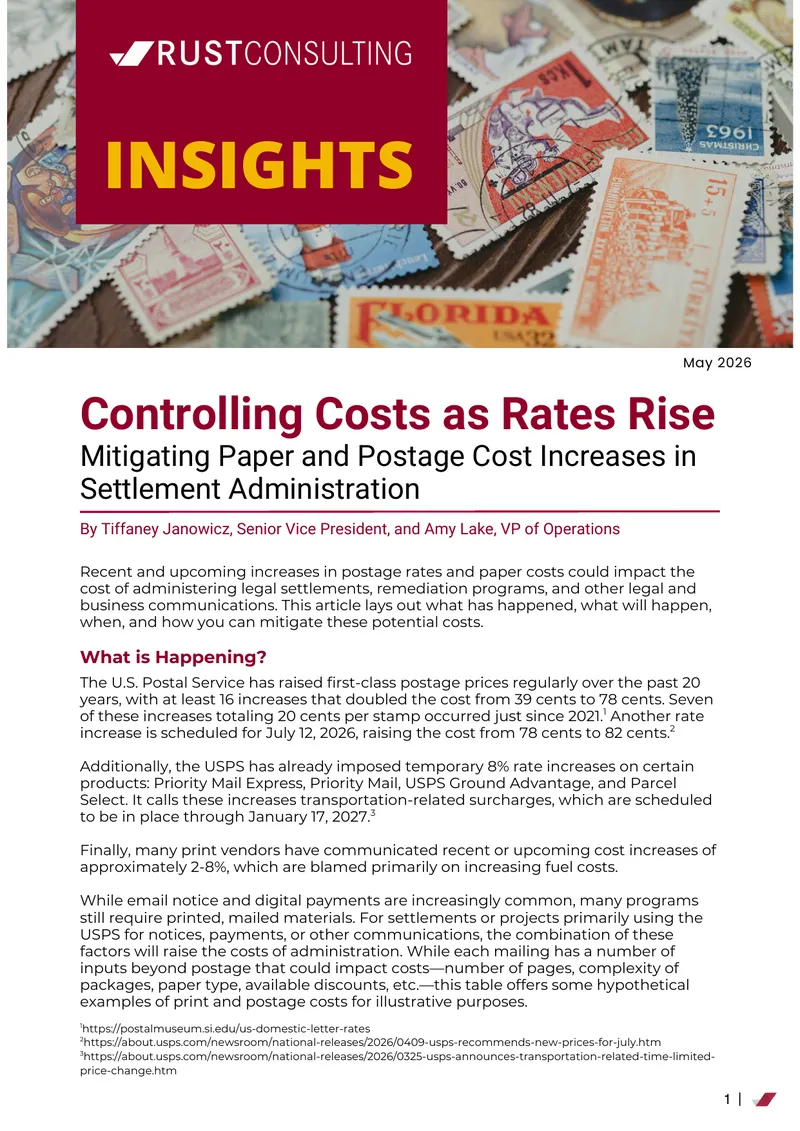 Controlling Costs as Rates Rise