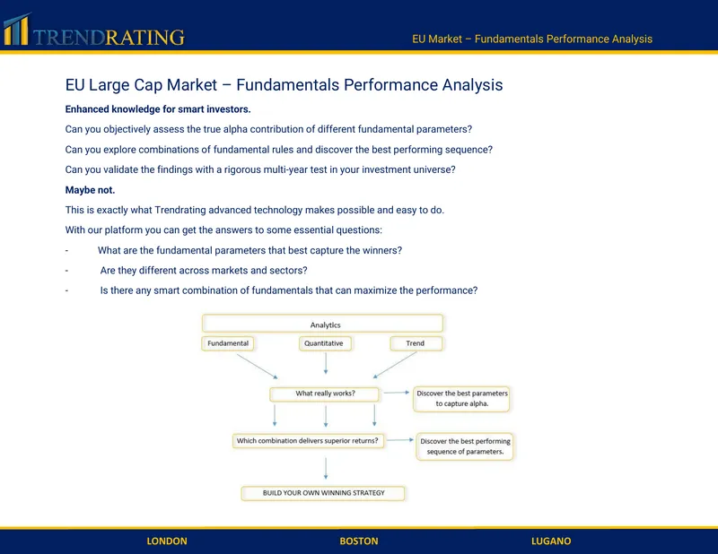 EU Large Cap Market Fundamentals Performance Analysis